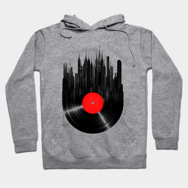 Urban Vinyl Hoodie by Grandeduc